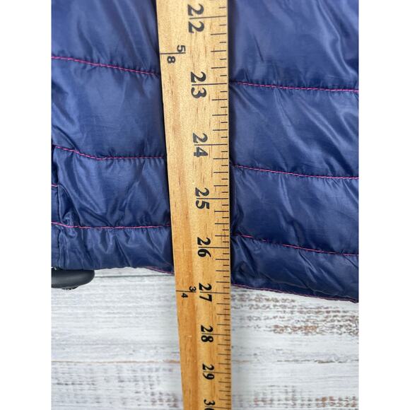 Superdry Power Fade Jacket Pink Purple Ombre Fur Lined Hood Size US 2 Ski Coat - Picture 6 of 15